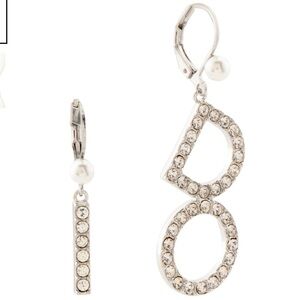 Kleinfeld New York I DO Crystal Drop Earrings New